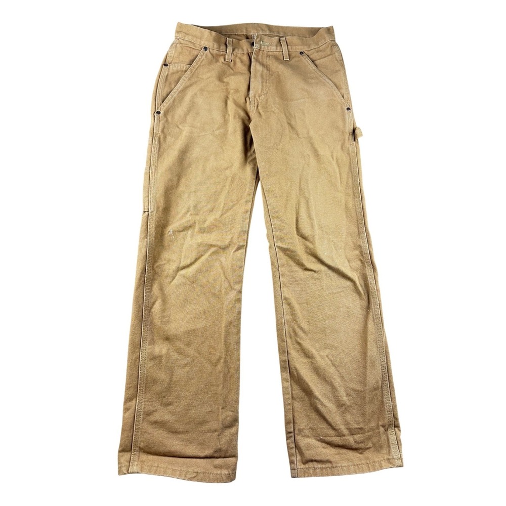 Dickies Carpenter Pants Men 34x30 Beige Tan Relaxed Fit Duck Canvas Workwear